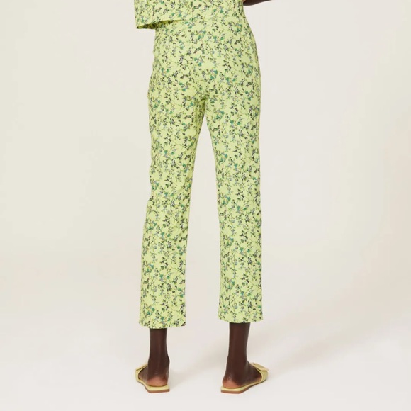 Rachel Antonoff Birdie Pant in Blueberry Print - Picture 3 of 9